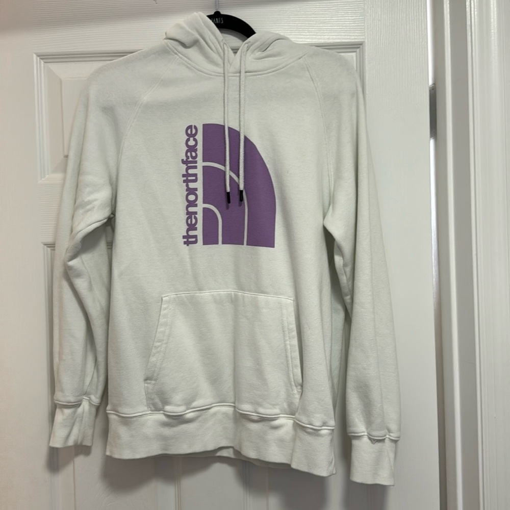 The North Face white medium hoodie